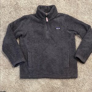 Patagonia Los Gatos Fleece Jacket - Dark Gray Kids Medium